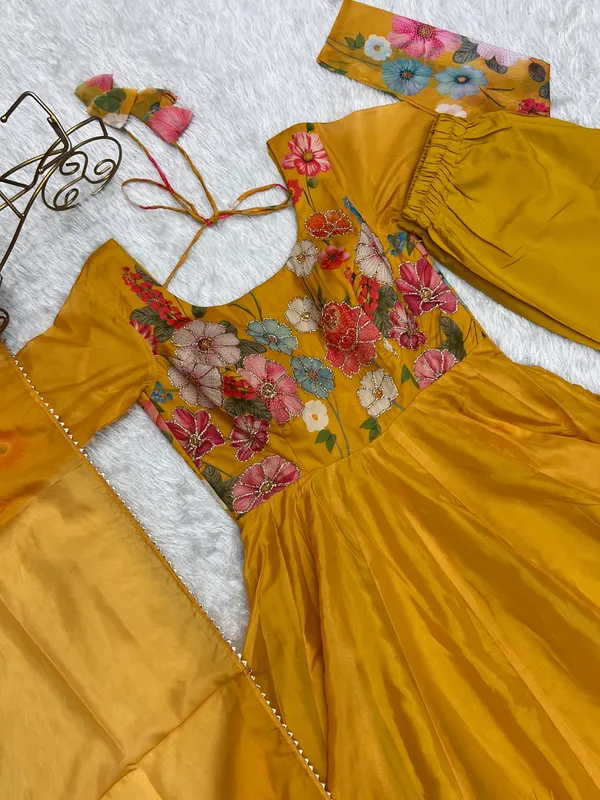 Mustard_Floral_Anarkali_Suit_Set_for_Women