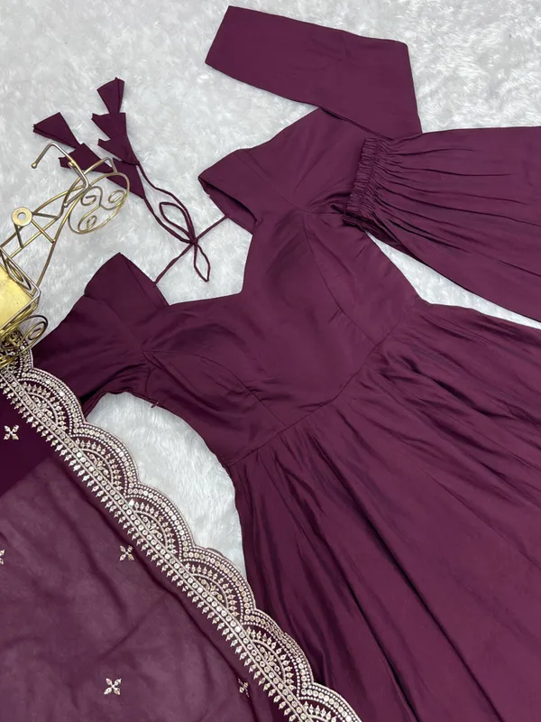 Maroon_Anarkali_Suit_Set_for_Women