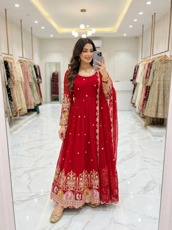 Red_Embroidered_Anarkali_Suit_Set_for_Women