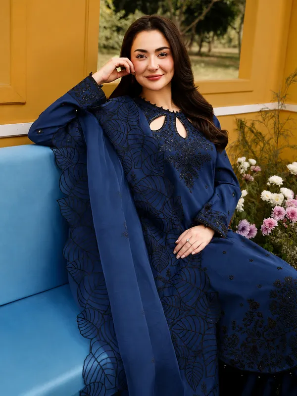 Navy_Blue_Embroidered_Kurta_Pant_Dupatta_Set_for_Women