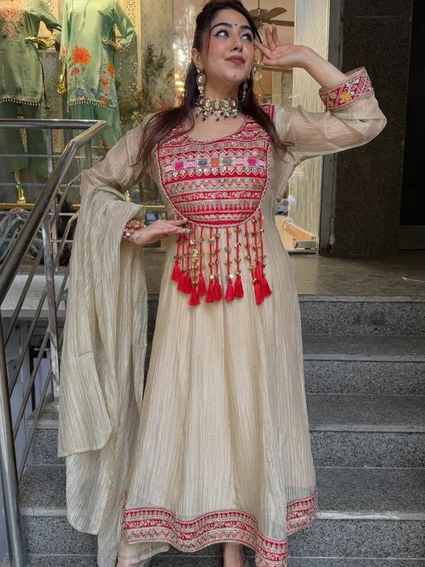 Cream_Embroidered_Anarkali_Suit_Set_for_Women