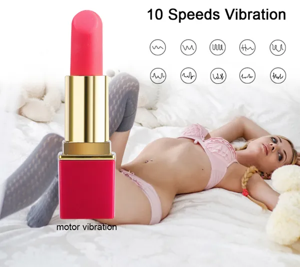 Midnight_Feels_Red_Lipstick_Shaped_Ipx7_Waterproof_Massager