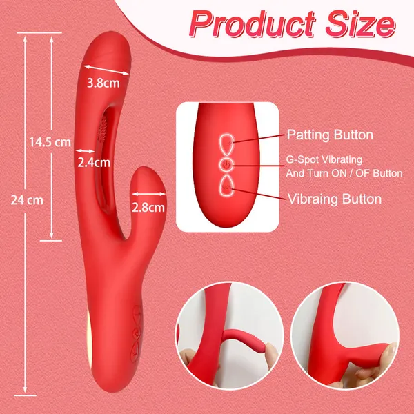 Midnight_Feels_Red_Silicone_Dual_Ended_Vibrating_Massager_Usb
