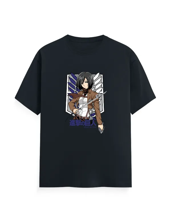 MIKASA_ACKERMAN_Unisex_Classic_Anime_Graphic_T-Shirt