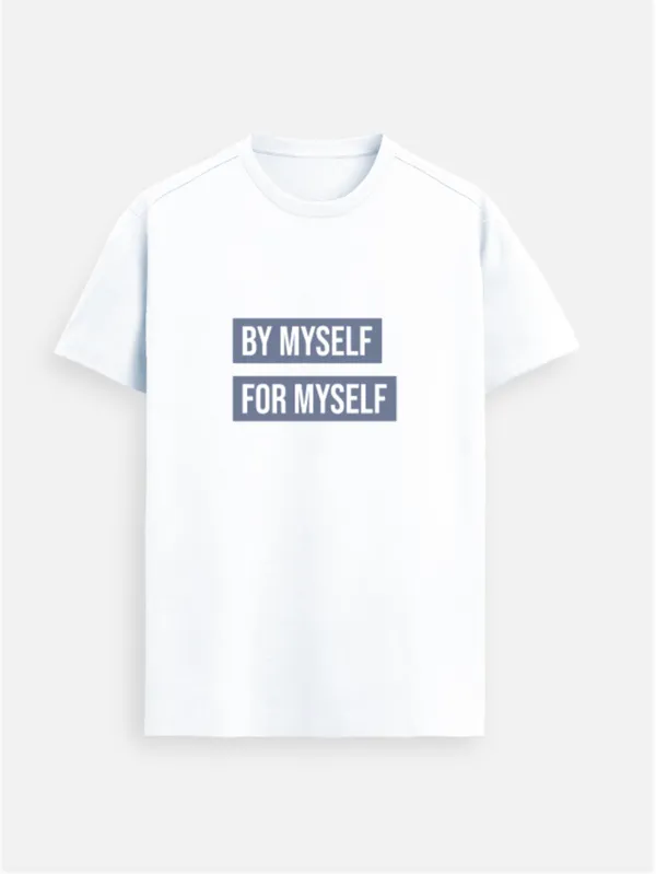 By_Myself_For_Myself_Cotton_Round_Neck_Graphic_Print_T-Shirt