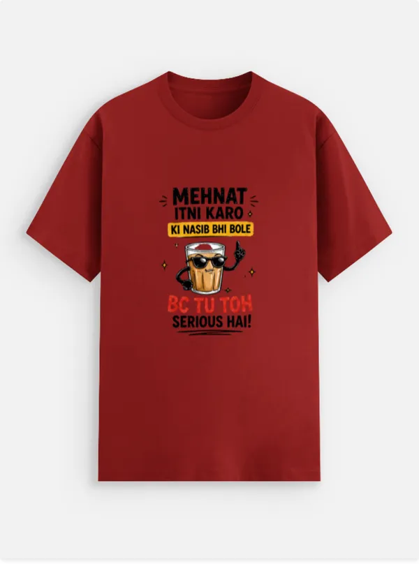 Mehnat_Karo__Cotton_Graphic_Print_Round_Neck_T-Shirt