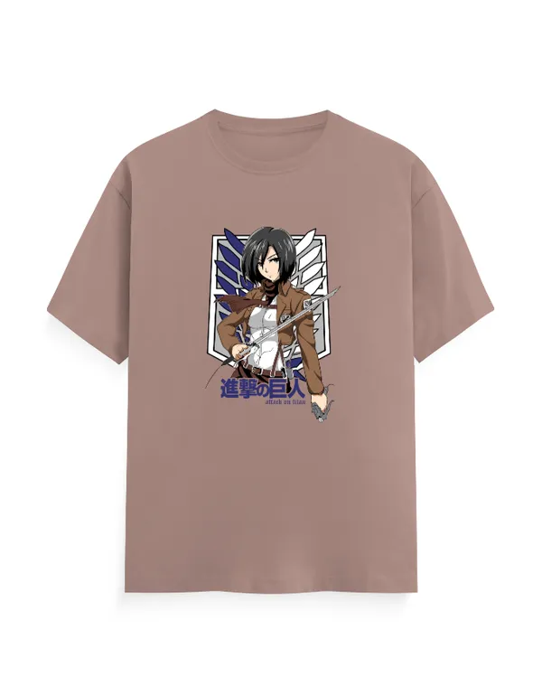 MIKASA_ACKERMAN_Unisex_Classic_Anime_Graphic_T-Shirt