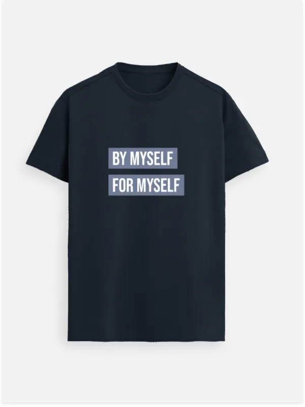 By_Myself_For_Myself_Cotton_Round_Neck_Graphic_Print_T-Shirt