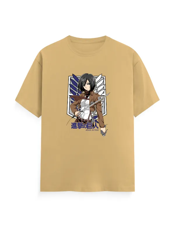 MIKASA_ACKERMAN_Unisex_Classic_Anime_Graphic_T-Shirt