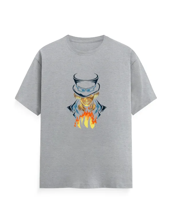 SABO_Unisex_Classic_Anime_Graphic_100%_Cotton_T-Shirt