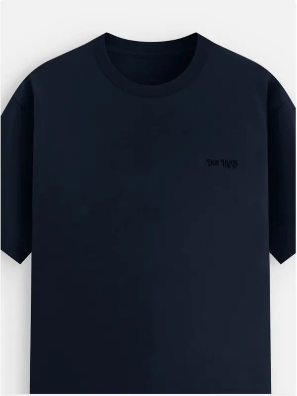 Dos_Hijos_Cotton_Crew_Neck_Chest_Print_T-Shirt