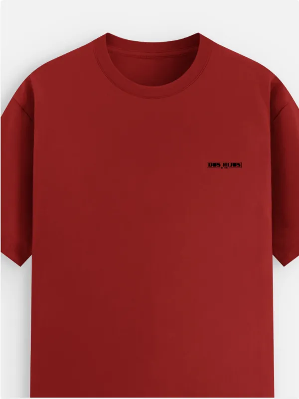 Dos_Hijos_Cotton_Crew_Neck_Chest_Print_T-Shirt