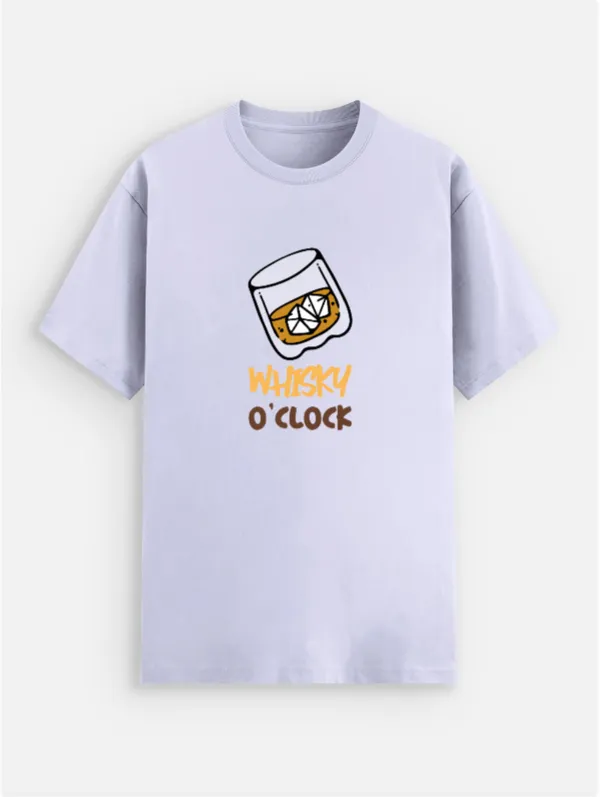 Whisky_O'Clock_Cotton_Round_Neck_Graphic_Print_T-Shirt