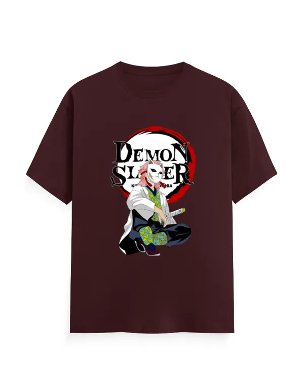 SABITO_Unisex_Classic_Anime_Graphic_100%_Cotton_T-Shirt