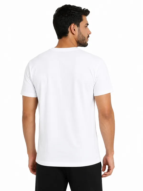 Unisex_Plain_Cotton_Blend_Round_Neck_T-Shirt
