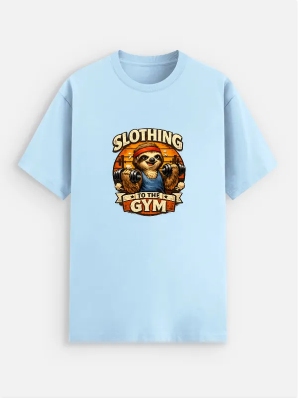 Slothing_To_The_Gym_Cotton_Graphic_Print_T-Shirt