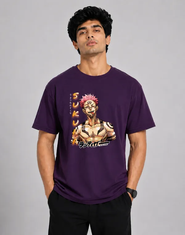 RYOMEN_SUKUNA_Unisex_Anime_Graphic_Cotton_T-Shirt