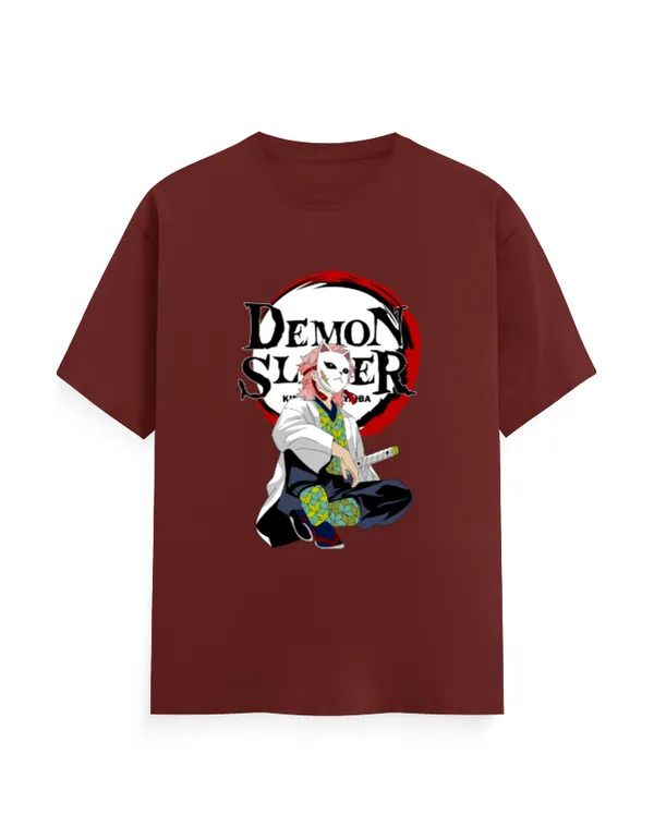 SABITO_Unisex_Classic_Anime_Graphic_100%_Cotton_T-Shirt