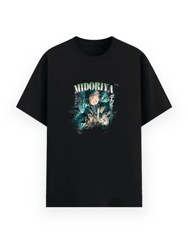 IZUKU_MIDORIYA_Unisex_Anime_Graphic_Cotton_T-Shirt