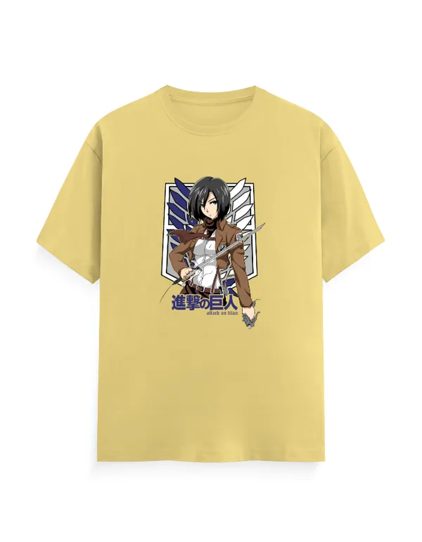 MIKASA_ACKERMAN_Unisex_Classic_Anime_Graphic_T-Shirt