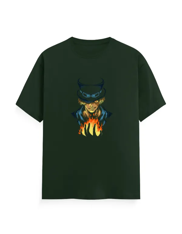 SABO_Unisex_Classic_Anime_Graphic_100%_Cotton_T-Shirt