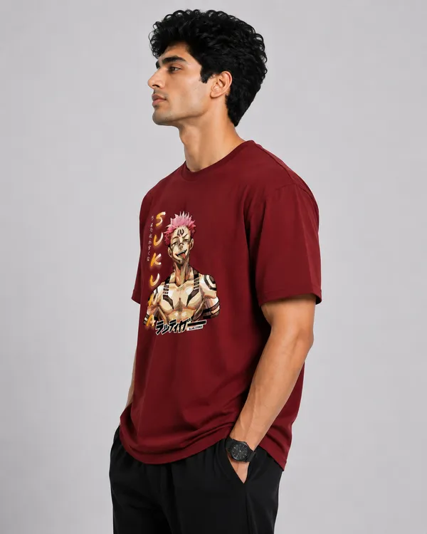 RYOMEN_SUKUNA_Unisex_Anime_Graphic_Cotton_T-Shirt
