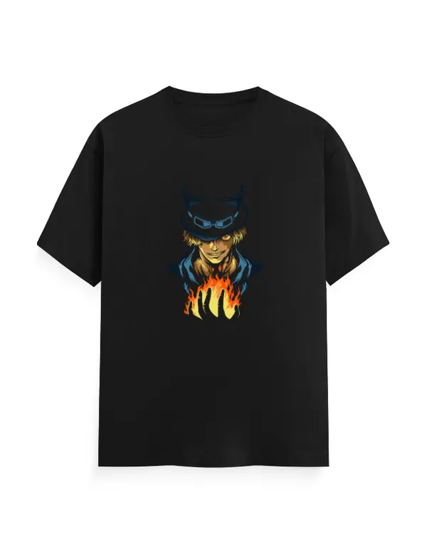 SABO_Unisex_Classic_Anime_Graphic_100%_Cotton_T-Shirt