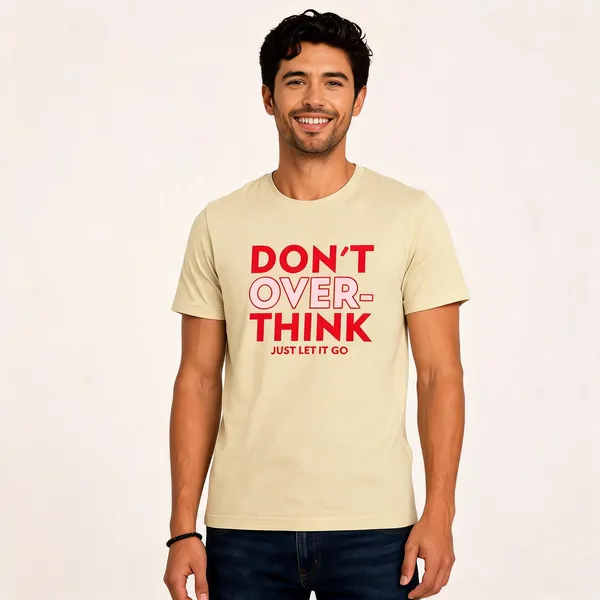 Don't_Overthink_Cotton_Graphic_Print_Round_Neck_T-Shirt