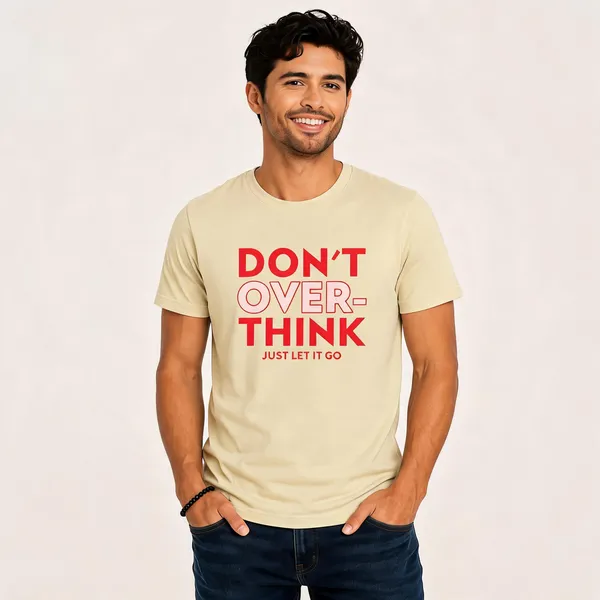 Don't_Overthink_Cotton_Graphic_Print_Round_Neck_T-Shirt