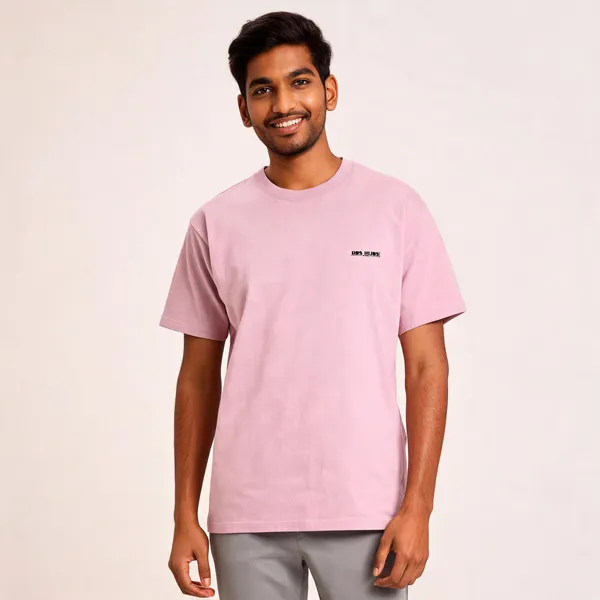 Dos_Hijos_Cotton_Crew_Neck_Chest_Print_T-Shirt