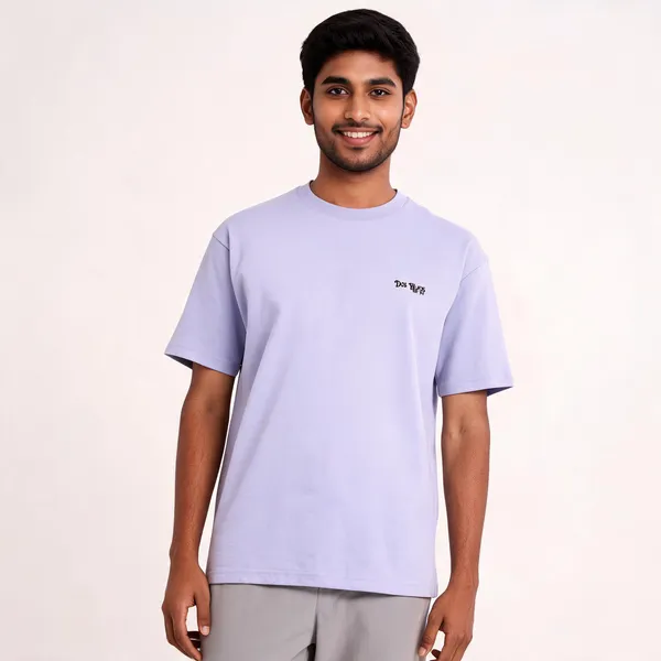 Dos_Hijos_Cotton_Crew_Neck_Chest_Print_T-Shirt