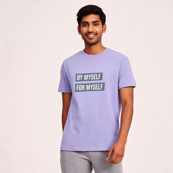 By_Myself_For_Myself_Cotton_Round_Neck_Graphic_Print_T-Shirt