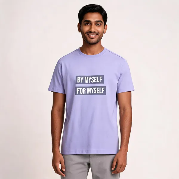 By_Myself_For_Myself_Cotton_Round_Neck_Graphic_Print_T-Shirt