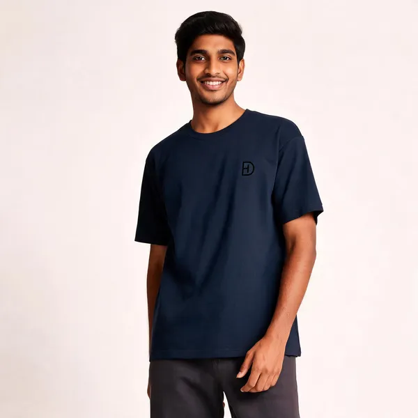 DH_Logo__Cotton_Graphic_Print_T-Shirt