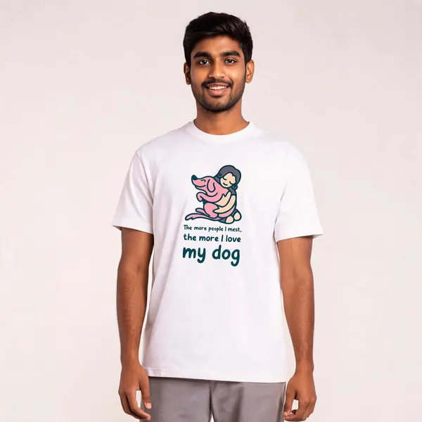 My_Dog_Cotton_Round_Neck_Graphic_Print_T-Shirt