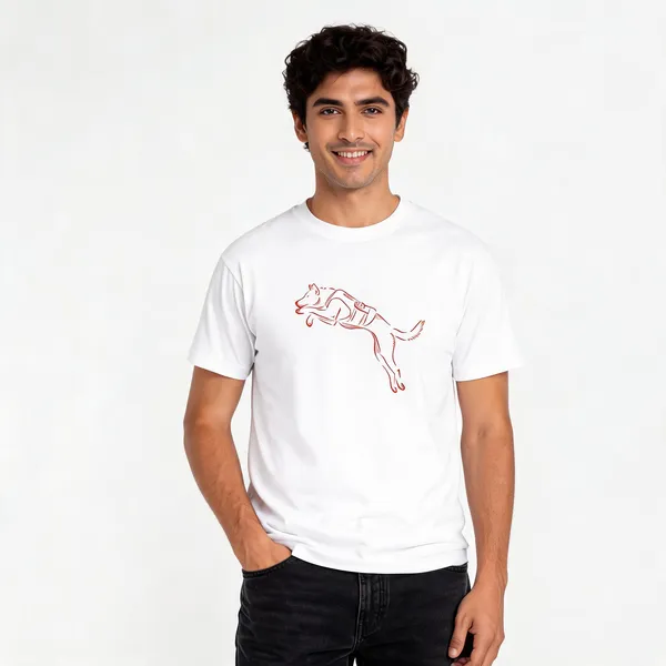 Flying_Dog__Cotton_Crew_Neck_Graphic_Print_T-Shirt