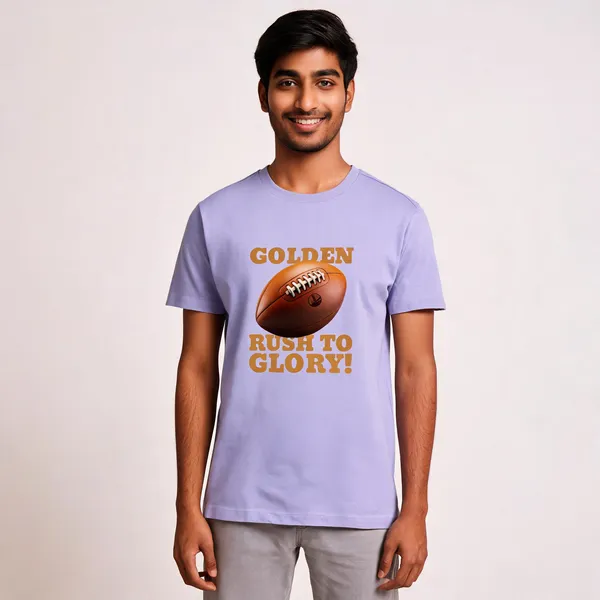 Golden_Rush_To_Glory_Cotton_Graphic_Print_Round_Neck_T-Shirt