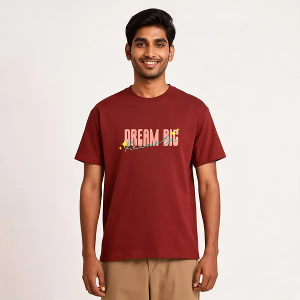 Dream_Big__Cotton_Graphic_Print_Round_Neck_T-Shirt