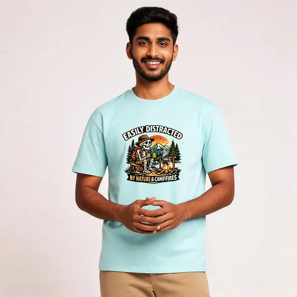 Easily_Distracted__CottonGraphic_Print_T-Shirt