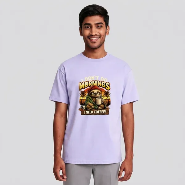 I_Need_Coffee_Cotton_Graphic_Print_T-Shirt