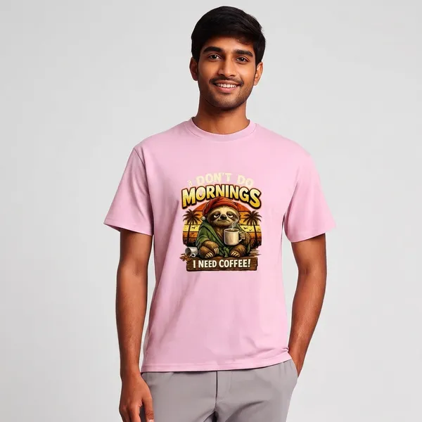 I_Need_Coffee_Cotton_Graphic_Print_T-Shirt