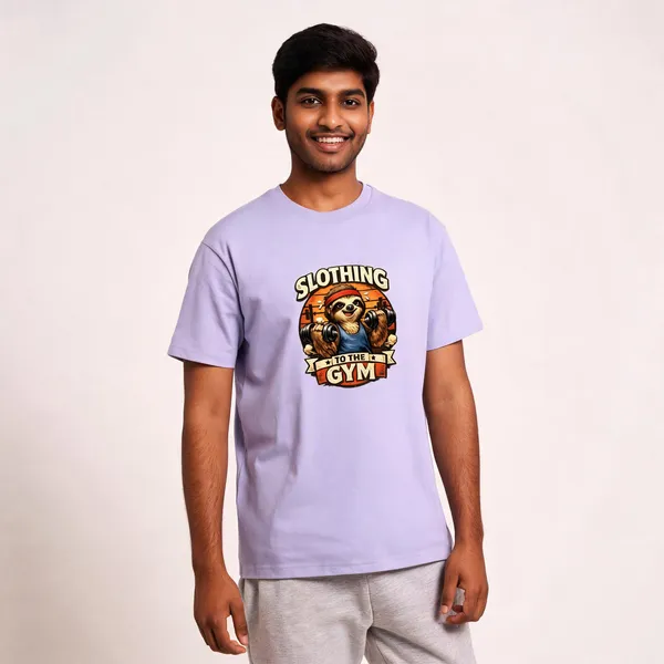 Slothing_To_The_Gym_Cotton_Graphic_Print_T-Shirt