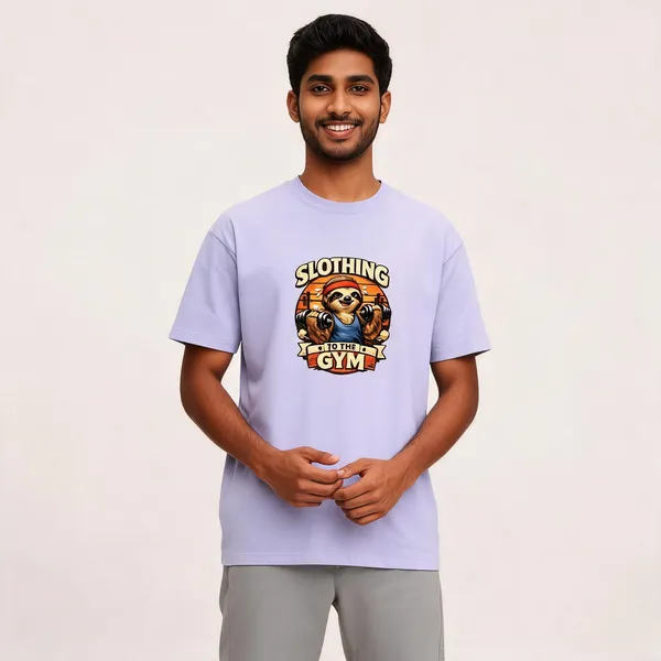 Slothing_To_The_Gym_Cotton_Graphic_Print_T-Shirt