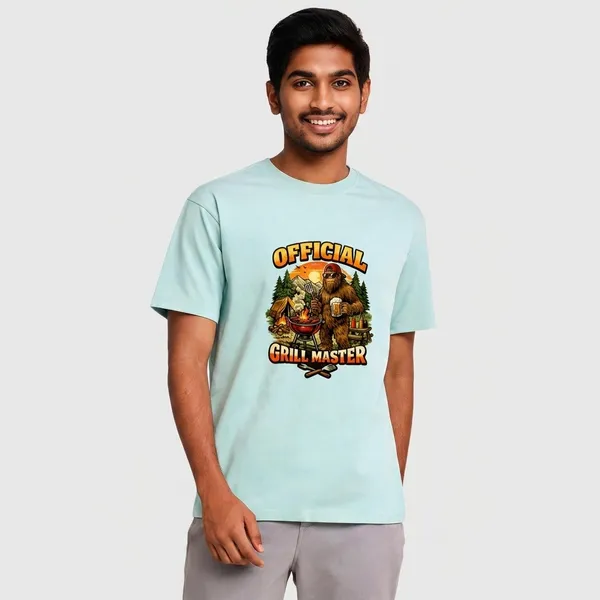 GrillMaster__Cotton_Round_Neck_Graphic_Print_T-Shirt