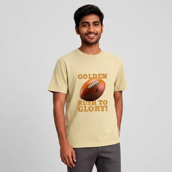 Golden_Rush_To_Glory_Cotton_Graphic_Print_Round_Neck_T-Shirt