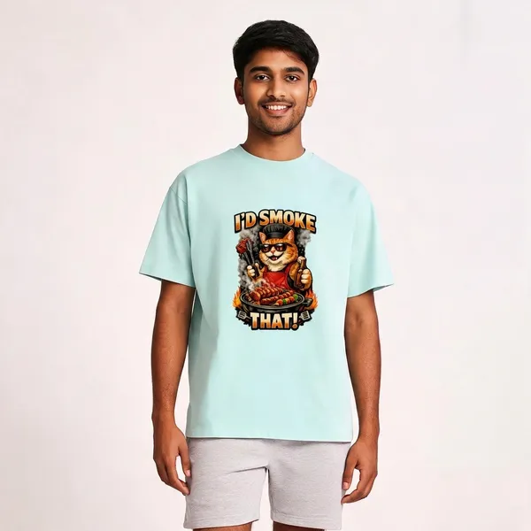I'd_smoke_that__Cotton_Graphic_Print_T-Shirt
