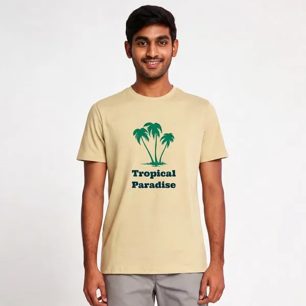 Tropical_Paradise_Cotton_Graphic_Print_Round_Neck_T-Shirt