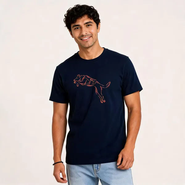 Flying_Dog__Cotton_Crew_Neck_Graphic_Print_T-Shirt