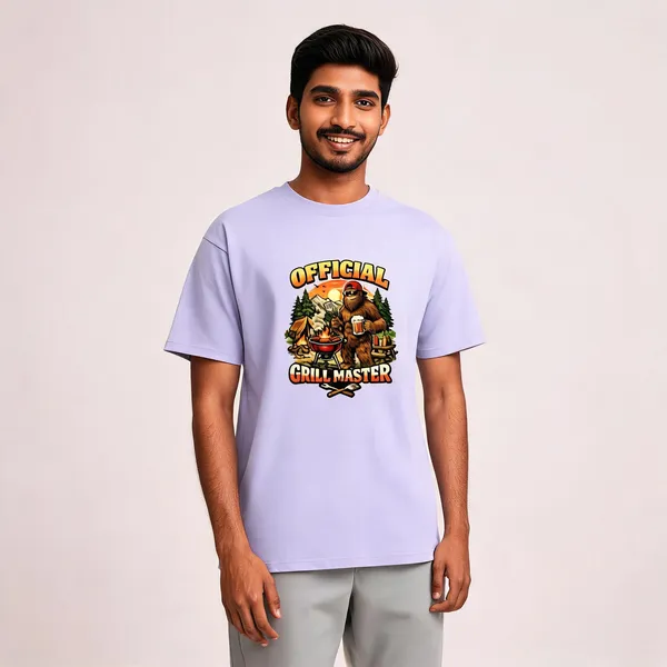 GrillMaster__Cotton_Round_Neck_Graphic_Print_T-Shirt