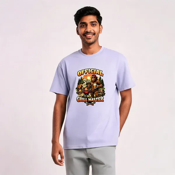 GrillMaster__Cotton_Round_Neck_Graphic_Print_T-Shirt